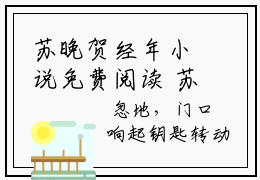 苏晚贺经年小说免费阅读 苏晚贺经年已完结全集大结局