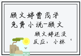 顾文婷曹茂学免费小说-顾文婷曹茂学全文在线阅读