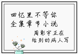 回忆里不等你全集章节小说免费阅读完整版（黎星染）-黎星染小说免费阅读