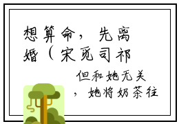 想算命，先离婚（宋觅司祁承）抖音热推小说全集无删减_（宋觅司祁承免费阅读全文大结局）最新章节列表_笔趣阁