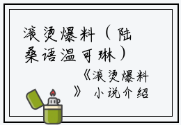滚烫爆料（陆桑语温可琳）全文免费阅读无弹窗大结局_(陆桑语温可琳)滚烫爆料最新章节列表_笔趣阁（滚烫爆料）