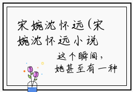 宋婉沈怀远(宋婉沈怀远小说)全文免费阅读无弹窗大结局_ (宋婉沈怀远)宋婉沈怀