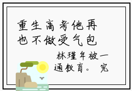 重生高考他再也不做受气包（林瑾年顾若清）完结版小说-重生高考他再也不做受气包小说全文免费阅读笔趣阁