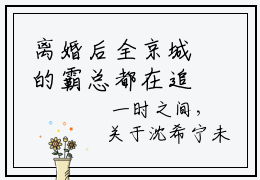 离婚后全京城的霸总都在追求我全文免费阅读_（沈希宁裴璟琛免费阅读无弹窗