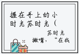 握在手上的小时光苏时光（握在手上的小时光苏时光）全文免费阅读无弹窗大结局_ (握在手上的小时光苏时光小说免费阅读)最新章节列表_笔趣阁