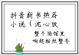 抖音新书热荐小说（沈心玫陆辰）主角是（沈心玫陆辰小说）全文完整版免费阅
