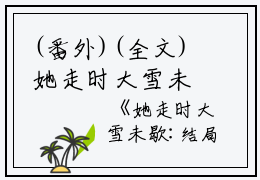 (番外)(全文)她走时大雪未歇:结局+番外她走时大雪未歇:结局+番外小说阅读）阮南汐裴慕白全文