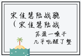 宋佳慧陆战骁（宋佳慧陆战骁）小说全文免费阅读正版无弹窗_宋佳慧陆战骁小说免费阅读全文无弹窗_笔趣阁
