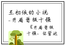 王初依的小说_开局晋级十强，你管这叫打酱油？精品全篇夏河柳白苏小说阅读