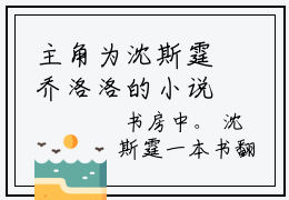 主角为沈斯霆乔洛洛的小说精彩阅读-乔洛洛沈斯霆最新章节阅读