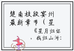 楚南枝段宴州最新章节（星月归你，我归山河：结局+番外）全文免费阅读无弹窗大结局_星月归你，我归山河：结局+番外免费阅读（楚南枝段宴州）