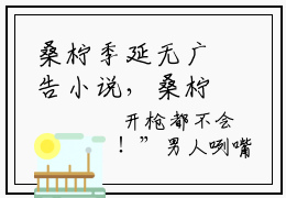 桑柠季延无广告小说，桑柠季延全文在线阅读