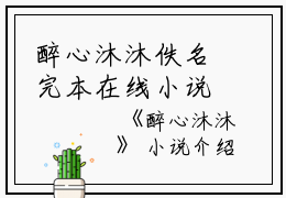 醉心沐沐佚名完本在线小说免费阅读