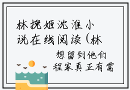 林挽姬沈淮小说在线阅读(林挽姬沈淮)小说最新章节