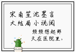 宋南笙沈墨言大结局小说阅读 宋南笙沈墨言讲的什么内容