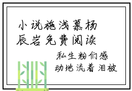 小说施浅慕杨辰岩免费阅读-（施浅慕杨辰岩）全文无弹窗阅读