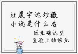 杜晨宇沈妙薇小说是什么名字 杜晨宇沈妙薇免费阅读
