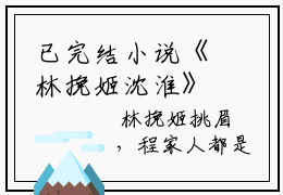 已完结小说《林挽姬沈淮》林挽姬沈淮全文免费阅读