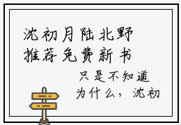 沈初月陆北野推荐免费新书 沈初月陆北野小说全文无删减