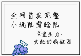 全网首发完整小说陆莺晗陆萱瑶重生后，女配的我被团宠了小说在线陆莺晗陆萱瑶读