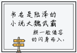 书名是陆泽的小说大魏武霸免费阅读