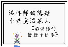 温律师的隐婚小娇妻温家人,向宋梨,温氏完结版全章节阅读
