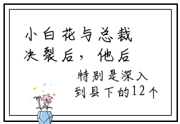 小白花与总裁决裂后，他后悔疯了（沈宜周从谨）全文免费阅读无弹窗-沈宜周从谨完整版全文在线赏析
