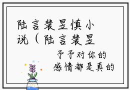 陆言裴昱慎小说（陆言裴昱慎）全文在线阅读无弹窗大结局