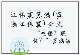江伟宸苏浅(苏浅江伟宸)全文免费阅读_江伟宸苏浅(苏浅江伟宸)章节免费阅读-笔趣阁