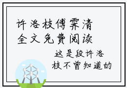 许洛枝傅霁清全文免费阅读在线阅读 他是个不婚主义，我却想有一个家全文免费阅读最新章节列表_笔趣阁