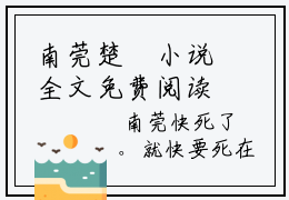 南莞楚玦小说全文免费阅读大结局 南莞楚玦好书推荐