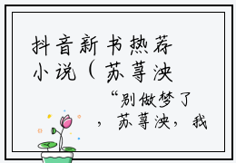抖音新书热荐小说（苏荨泱陆妄）主角是（苏荨泱陆妄）全文完整版免费阅读最