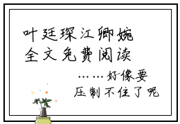 叶廷琛江卿婉全文免费阅读，叶廷琛江卿婉最新章节