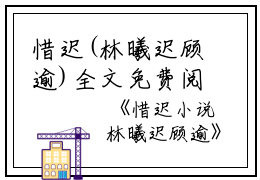 惜迟(林曦迟顾逾)全文免费阅读无弹窗大结局_惜迟免费阅读最新章节列表_笔趣阁（林曦迟顾逾）