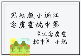 完结版小说江念虞霍枕中第22章阅读