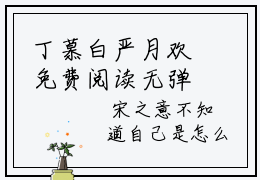 丁慕白严月欢免费阅读无弹窗大结局，严月欢丁慕白最新章节