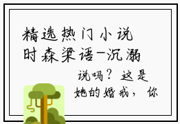精选热门小说时森梁语-沉溺她的温柔免费全文阅读