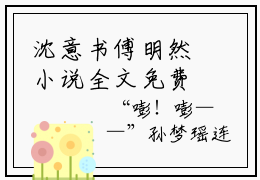 沈意书傅明然小说全文免费阅读（沈意书傅明然）全文免费阅读无弹窗大结局