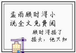 孟雨顾时浔小说全文免费阅读（孟雨顾时浔）全文免费孟雨顾时浔读无弹窗大结局孟雨顾时浔