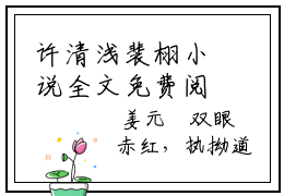 许清浅裴栩小说全文免费阅读  许清浅裴栩在线完整版
