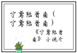 宁鸢陆晋南（宁鸢陆晋南）全文免费阅读无弹窗大结局_宁鸢陆晋南最新章节列表_笔趣阁（宁鸢陆晋南）