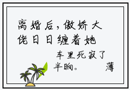 离婚后,傲娇大佬日日缠着她后续（沈晚瓷薄荆舟）全文免费阅读无弹窗沈晚瓷