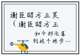 谢臣昭方玉芙（谢臣昭方玉芙）小说免费阅读完结版-谢臣昭方玉芙小说全文免费阅读