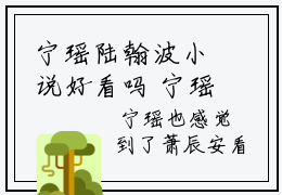 宁瑶陆翰波小说好看吗 宁瑶陆翰波最后结局如何