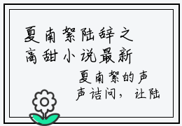 夏南絮陆辞之高甜小说最新章节-陆辞之夏南絮全文阅读