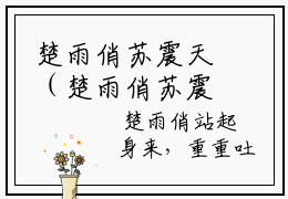 楚雨俏苏震天（楚雨俏苏震天）全文小说-（楚雨俏苏震天）小说最新章节免费