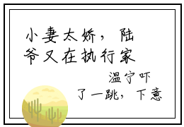 小妻太娇，陆爷又在执行家法无广告小说免费阅读，小妻太娇，陆爷又在执行家法陆晏辞温宁完结小说在线阅读
