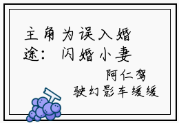 主角为误入婚途：闪婚小妻有点甜的小说（夏怜星姜智霆）误入婚途：闪婚小妻有点甜全文完整版阅读